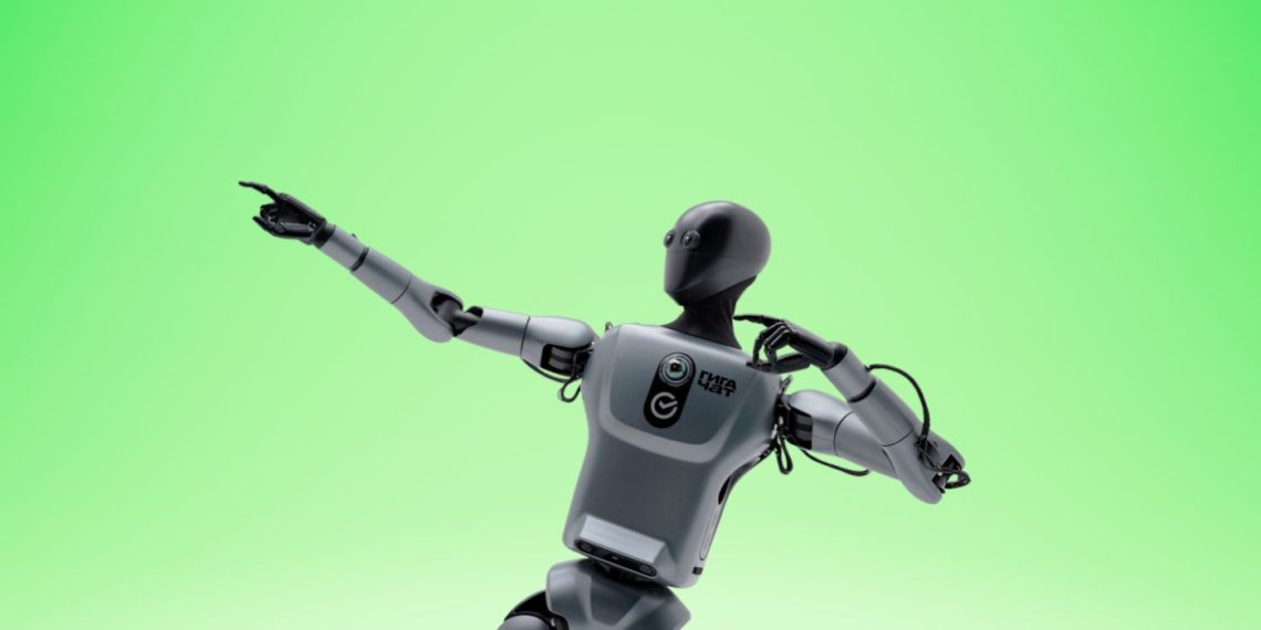 На международной конференции AI Journey Герман Греф показал первого антропоморфного робота Грина